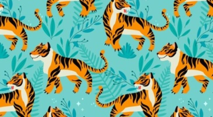 tiger-pattern-hand-drawn-style_52683-18115